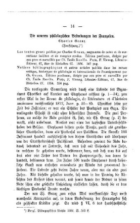 Die neueren philologischen Bestrebungen der Franzosen