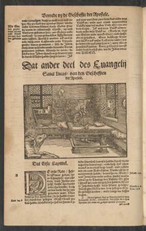 Das ander deel des Evangelii Sanct Lucas/ van den Geschefften der Apostele