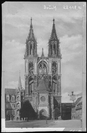 Meißen. Dom mit Burghof