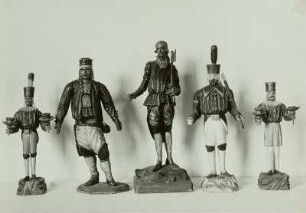 Fünf Bergmannsfiguren