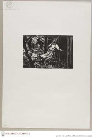 Gretchen und Faust im Gartenhaus