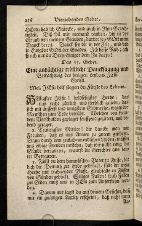 256-262, Das 15. Gebet