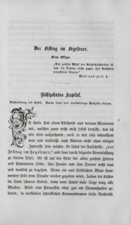 Der Festtag im Fegefeuer