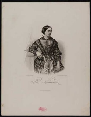 [Bildnis Clara Schumann] : Clara Schumann : nach einer Photographie