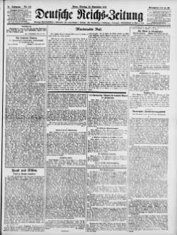 Deutsche Reichs-Zeitung. 1871-1934