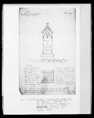 Bad Hersfeld, Denkmal für den Bürgermeister Braun zu Hersfeld