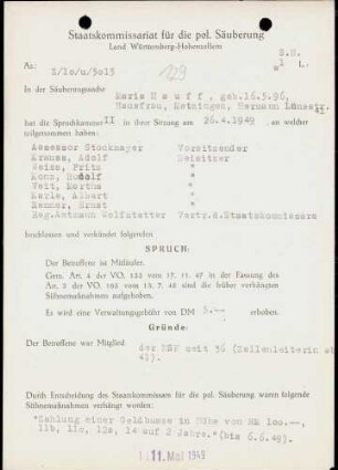 Hauff, Maria