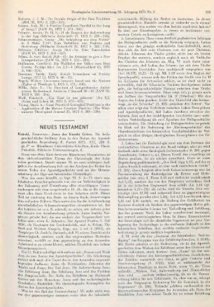 185-188 [Rezension] Kränkl, Emmeram, Jesus der Knecht Gottes
