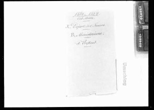 Vorstand (1861-1884)
