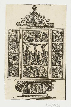 Altar mit Szene aus dem Leben Christi