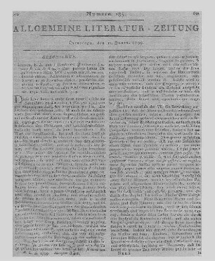 Horstig, [C. G.]: Briefe über die mahlerische Perspective. Leipzig: Dyck 1797
