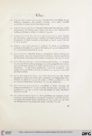 Glas (Nr. 100-115)