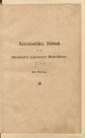 Abteilung 1: (Für das 5. und 6. Schuljahr)