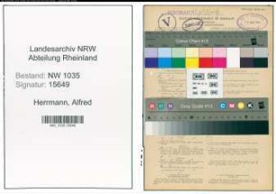Entnazifizierung Alfred Herrmann , geb. 14.11.1909 (Steiger)
