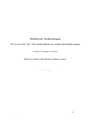 1897/1900, 2: Statistische Nachweisungen über die in den Jahren ... vollendeten Hochbauten der preußischen Staats-Eisenbahnverwaltung