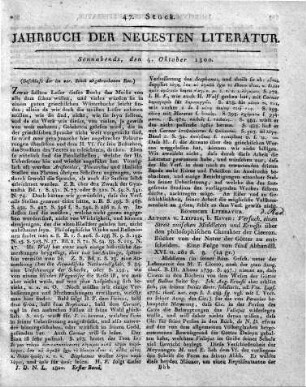 1800-10-04 : 47. Stück