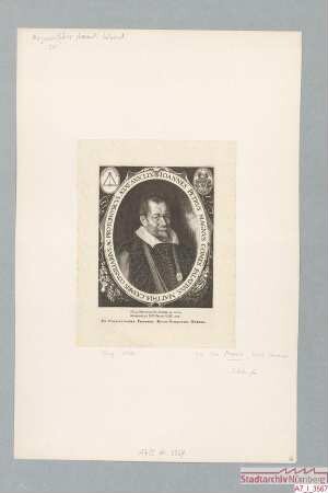 Johannes Petrus Magnus, Comes Palatinus, Rat und Leibarzt Kaiser Mathias'