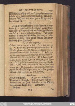 III. De Siti ac potu.