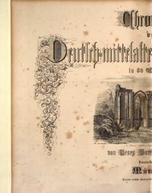 Chronologie der deutsch-mittelalterlichen Baukunst : in 86 Tafeln