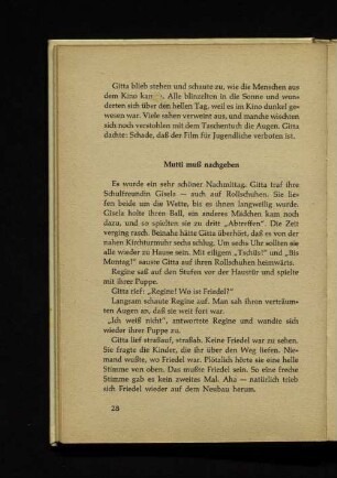 Mutti muß nachgeben