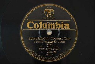 Bohemian Girl : I dreamt that I dwelt in marble halls / (Balfe)
