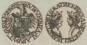 Bildnis des Ferdinandus, König von SpanienBildnis der Elisabeth von Spanien