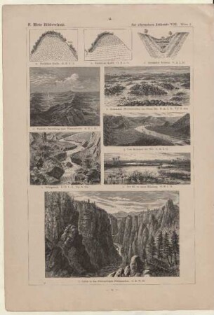 Cañon in den Felsengebirgen Nordamerikas