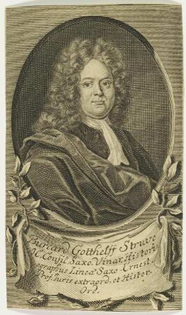 Bildnis des Burcard Gotthelff Struve
