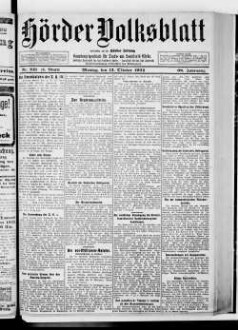 Hörder Volksblatt. 1884-1934