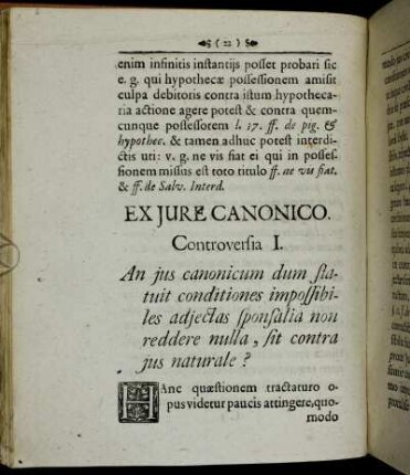Ex Jure Canonico.