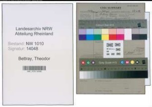 Entnazifizierung Theodor Bettray , geb. (Polizei)
