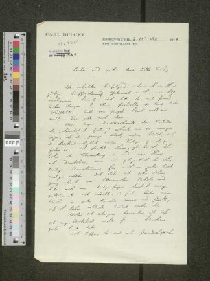 Brief an Otto Ernst