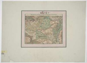 Karte von Bayern und Schwaben, Holzschnitt, 1544 : Schwaben und Beyerland : darbey auch begriffen werden Schwartzwaldt, Otenwald und Nordgoew / [Sebastian Münster]. - [Basel] : [Petri] , [1544]. - 1 Kt. : Holzschn. ; 35 x 26 cm ; Auch enth. in: Cosmographia : Beschreibung aller Lender durch Sebastianum Munsterum (1544). - S oben. - Ohne Kt.-Netz. - Titel oben