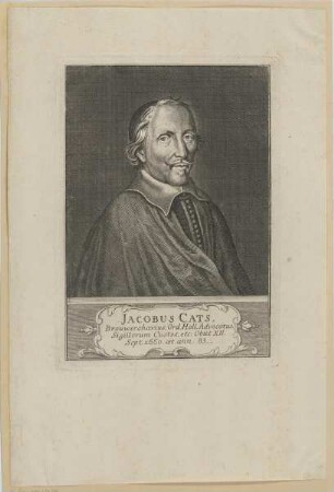 Bildnis des Jacobus Cats