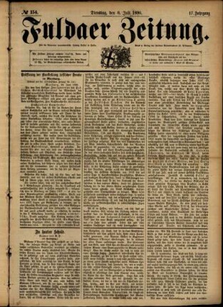 Ausgabe vom Dienstag, den 08. Juli 1890.