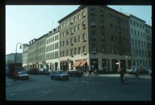 Diapositiv: Mariannenstraße, Naunynstraße, Oktober 1991