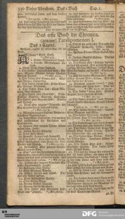 Das erste Buch der Chronica [...].