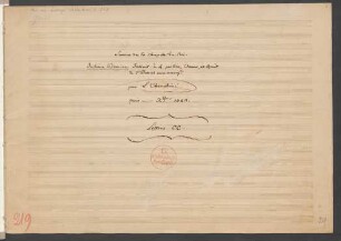 Inclina Domine; S, Coro, orch; B-Dur; WhiC 148/219