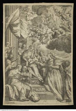 Thronende Madonna
