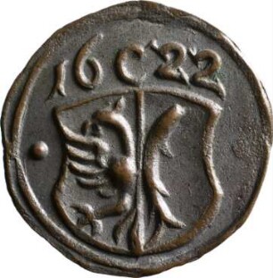 Münze, Pfennig, 1622