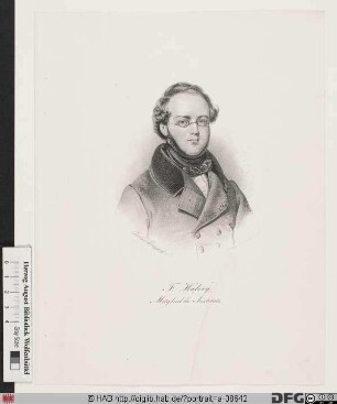 Bildnis Jacques-François-Fromental-Élie Halévy (eig. Élie Lévy)