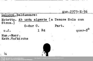 Galuppi, Baldassare