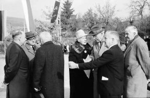 Oberrotweil: Gruppe mit F. J. Hildenbrand, Prof. Clark