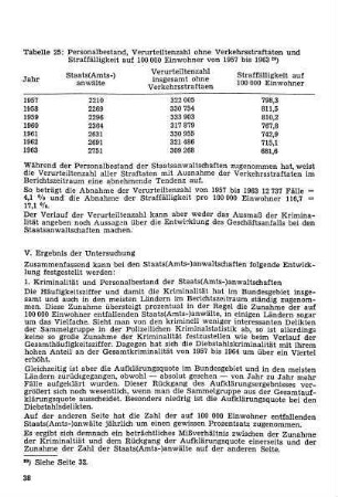 1. Kriminalität und Personalbestand der Staats(Amts-)anwaltschaften