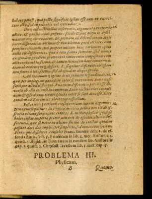 Problema III. Physicum. Quomodo scientia naturalis recte definiatur ac dividatur?
