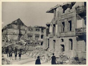 Zerstörungen Zweiter Weltkrieg - Luftangriff 2./3.09.1942. Körnerstraße