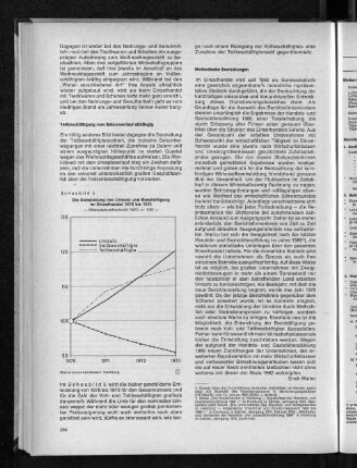 Schaubild 5: Die Entwicklung von Umsatz und Beschäftigung im Einzelhandel 1970 bis 1973