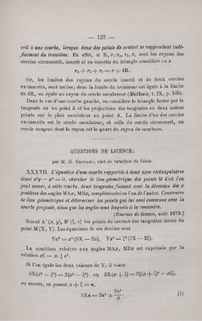 QUESTIONS DE LICENCE.