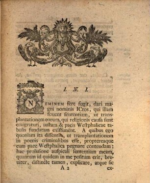 An cives religionis causa emigraturi queant transplantari?