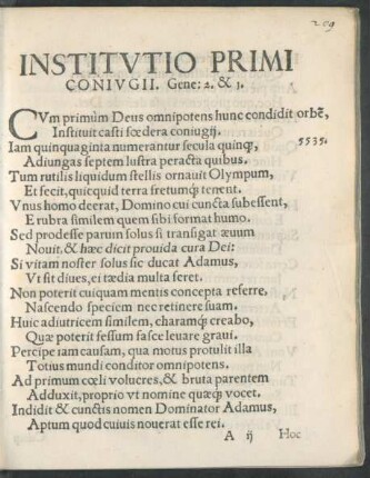 Institutio Primi Coniugii.
